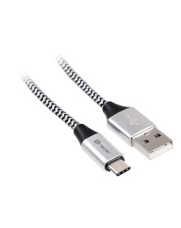 Tracer 46265 USB 2.0 Type C A Male 1m Black Silver