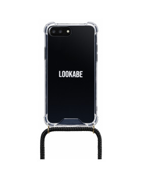 Lookabe Necklace iPhone 7/8+ gold black loo002