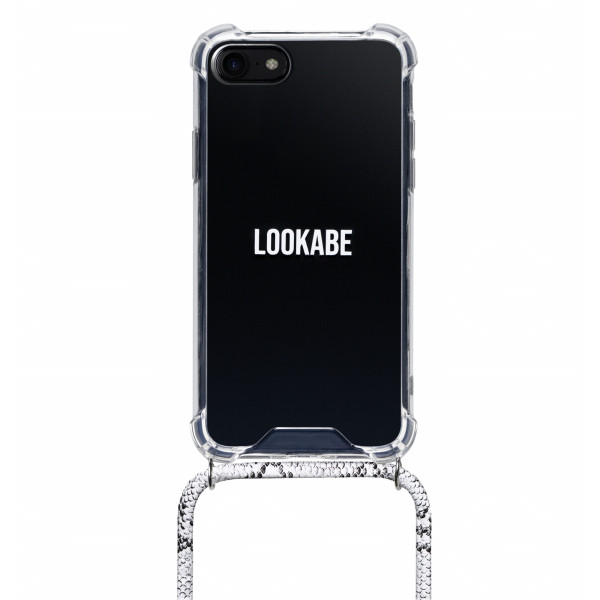 Lookabe Necklace Snake Edition iPhone Xr silver snake loo019 Mobiili ümbrised