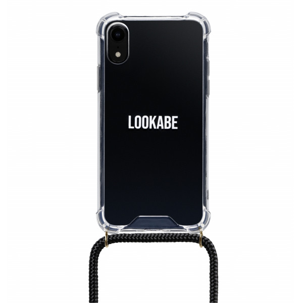 Lookabe Necklace iPhone Xr gold black loo004 Mobiili ümbrised