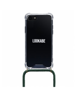 Lookabe Necklace iPhone 7/8 gold green loo011