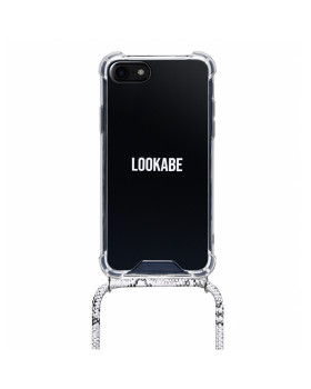 Lookabe Necklace Snake Edition iPhone 7/8 silver snake loo016