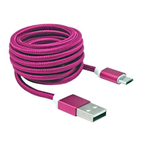 Sbox USB->Micro USB M/M 1.5m USB-10315P pitaya pink Muu