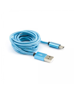 Sbox USB->Type C M/M 1.5m CTYPE-1.5BL Blue