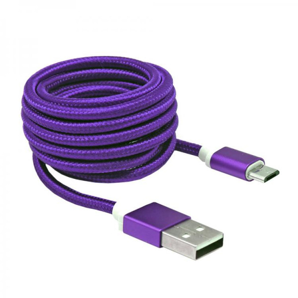 Sbox USB->Micro USB M/M 1m USB-10315U plum purple Muu