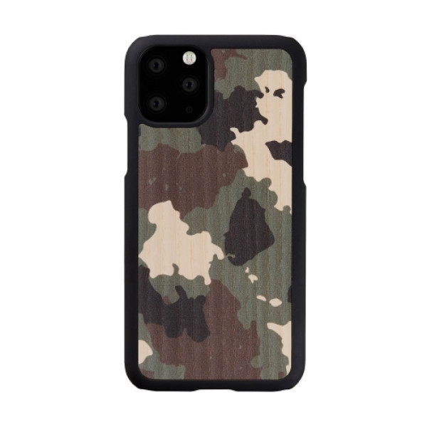 MAN&WOOD SmartPhone case iPhone 11 Pro camouflage black Mobiili ümbrised