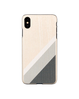 MAN&WOOD SmartPhone case iPhone XS Max gray suit black