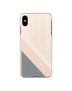 MAN&WOOD SmartPhone case iPhone XS Max pink suit black