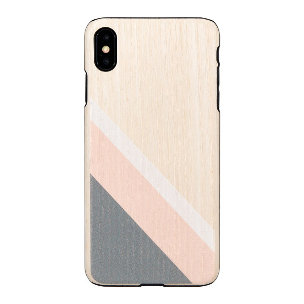 MAN&WOOD SmartPhone case iPhone XS Max pink suit black Mobiili ümbrised