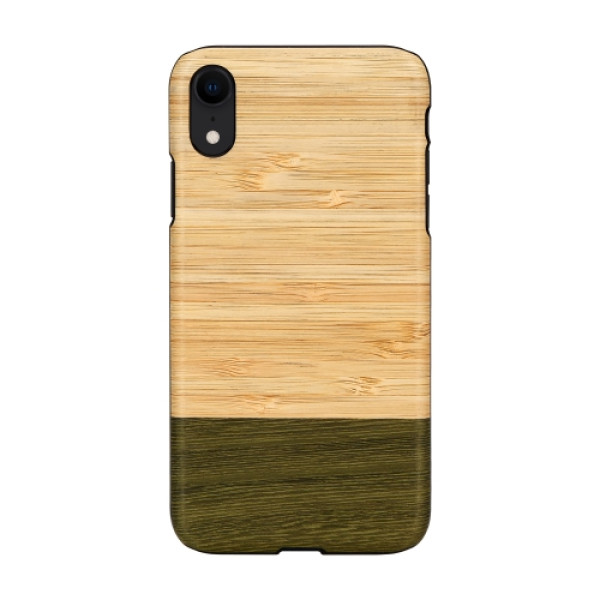 MAN&WOOD SmartPhone case iPhone XR bamboo forest black Mobiili ümbrised