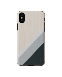 MAN&WOOD SmartPhone case iPhone X/XS gray suit black