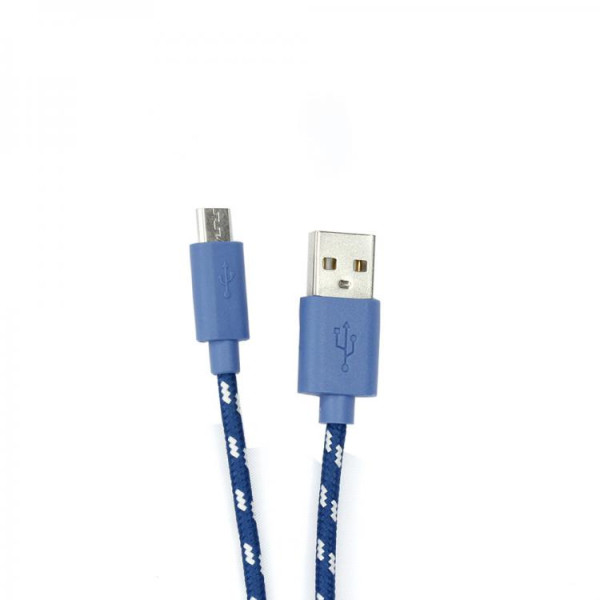 Sbox USB-1031BL USB->Micro USB 1M blue Muu