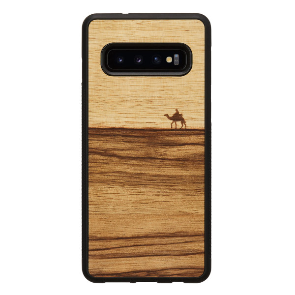 MAN&WOOD SmartPhone case Galaxy S10 terra black Mobiili ümbrised