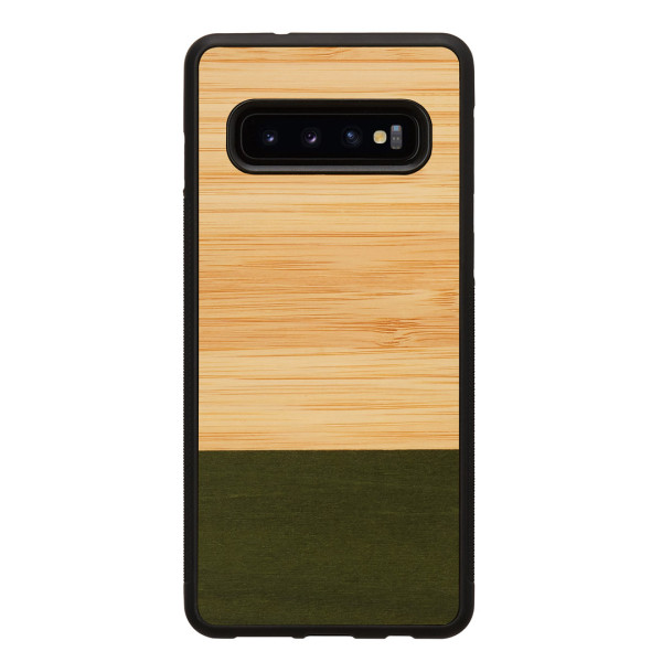 MAN&WOOD SmartPhone case Galaxy S10 bamboo forest black Mobiili ümbrised