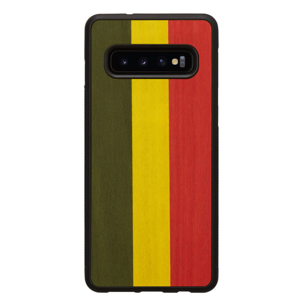 MAN&WOOD SmartPhone case Galaxy S10 reggae black Mobiili ümbrised