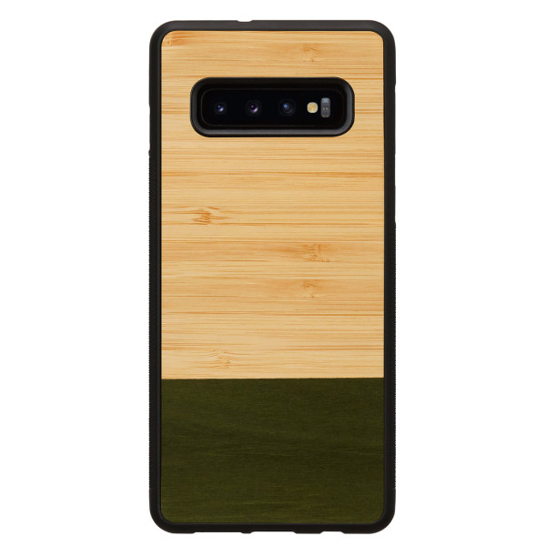 MAN&WOOD SmartPhone case Galaxy S10 Plus bamboo forest black Mobiili ümbrised