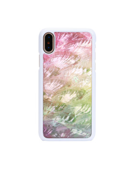 iKins SmartPhone case iPhone XS/S water flower white