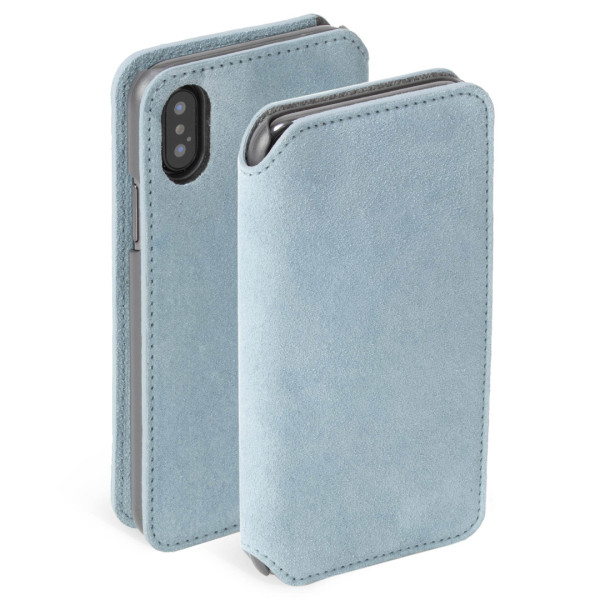 Krusell Broby 4 Card SlimWallet Apple iPhone XS Max light blue Mobiili ümbrised