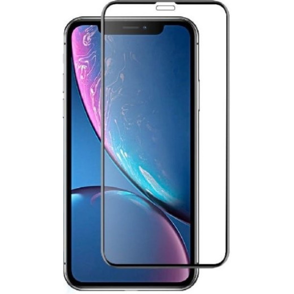 Devia Real Series 3D Curved Full Screen Explosion-proof Tempered Glass iPhone XR (6.1) black Kaitseklaasid