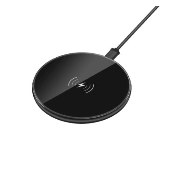 Devia Aurora Series Ultra-slim Wireless Quick Charger (V2) (10W) black Laadijad
