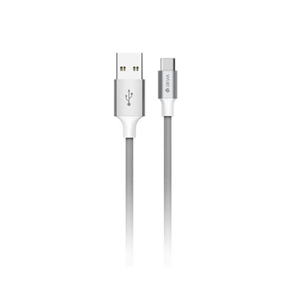 Devia Pheez Series Cable Set for type-c 3 Pack (25CM,1M,2M) gray Muu