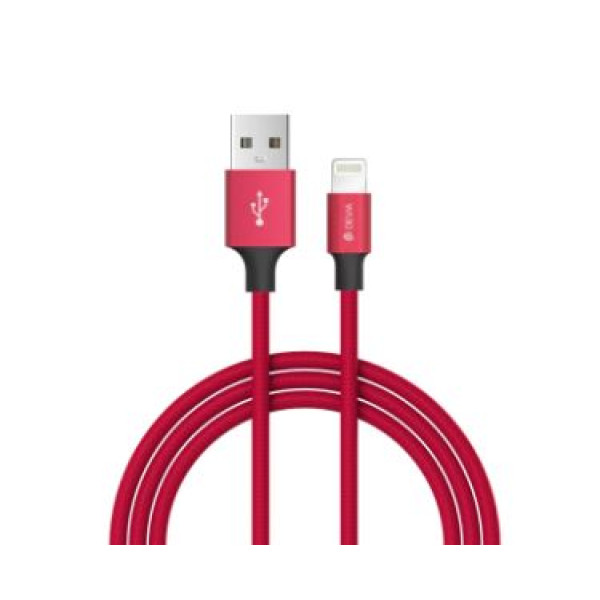 Devia Pheez series USB-C TO Lightning cable 1M red Muu