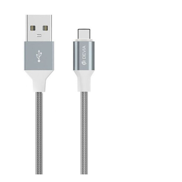 Devia Pheez Series Cable for Micro USB (5V 2.4A,1M) grey Muu
