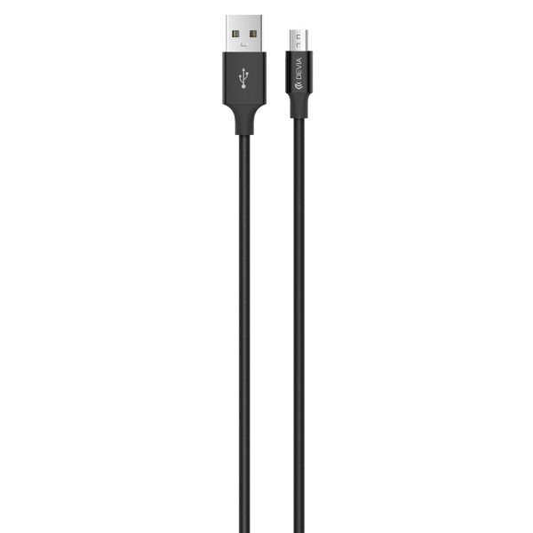 Devia Pheez Series Cable for Micro USB (5V 2.4A,1M) black Muu