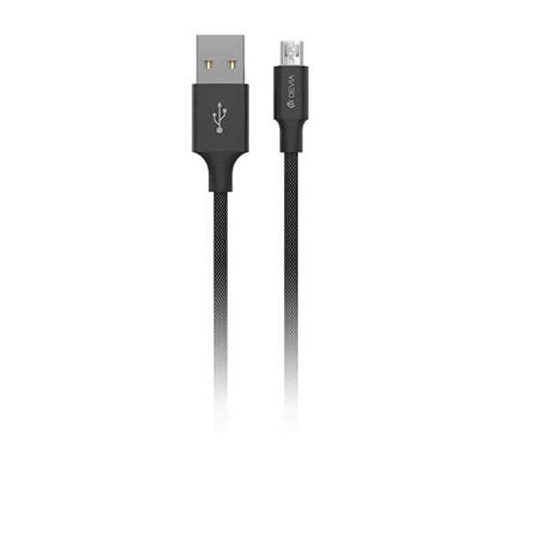 Devia Pheez Series Cable for Micro USB (5V 2.4A,25CM) black Muu