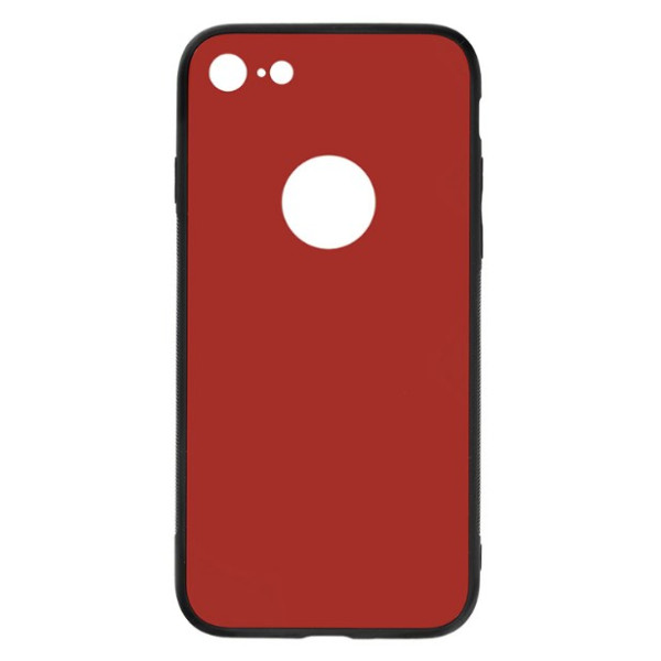 Tellur Cover Glass DUO for iPhone 8 red Mobiili ümbrised