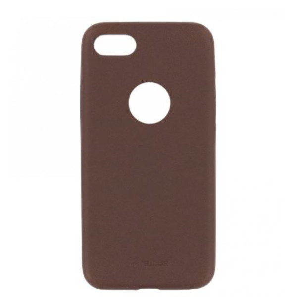 Tellur Cover Slim Synthetic Leather for iPhone 8 brown Mobiili ümbrised