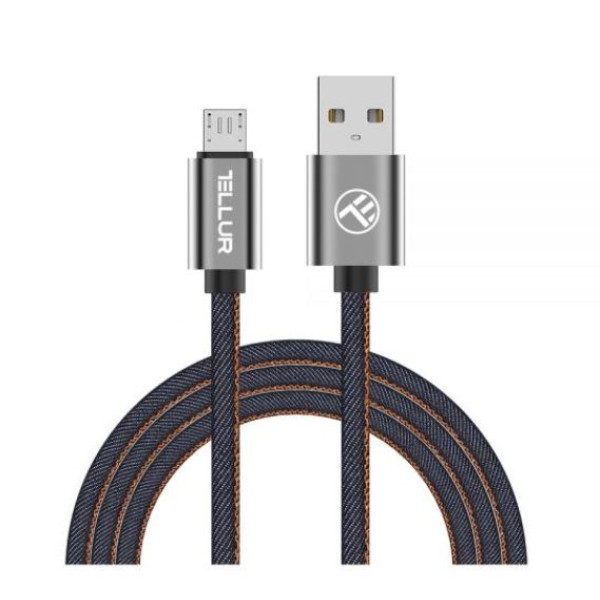 Tellur Data cable, USB to Micro USB, 1m denim Muu