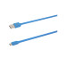 Tellur Data cable, USB to Micro USB, 1m blue Muu