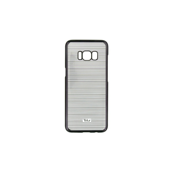 Tellur Cover Hard Case for Samsung Galaxy S8 Plus, Horizontal Stripes black Mobiili ümbrised