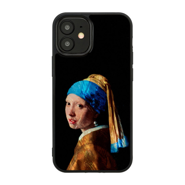 iKins case for Apple iPhone 12 mini girl with a pearl earring Mobiili ümbrised