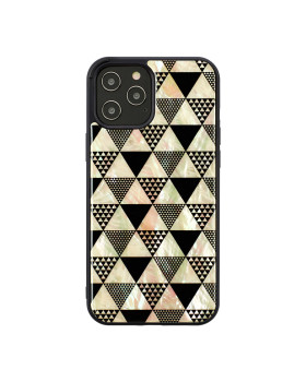 iKins case for Apple iPhone 12/12 Pro pyramid black