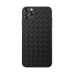 Devia Woven Pattern Design Soft Case iPhone 11 Pro black Mobiili ümbrised