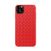 Devia Woven Pattern Design Soft Case iPhone 11 Pro red Mobiili ümbrised