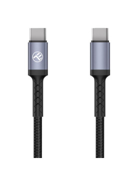 Tellur Type-C To Type-C Cable 3A 60W 1m Black
