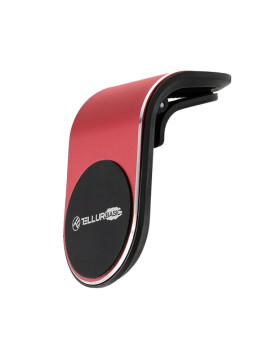 Tellur Basic Car Phone Holder Magnetic MCM7, Air Vent Mount Red