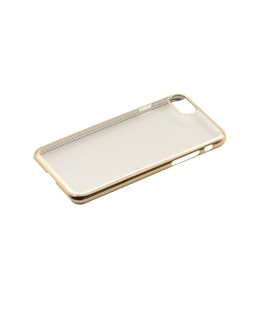 Tellur Cover Hard Case for iPhone 7 Horizontal Stripes gold