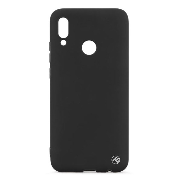 Tellur Cover Matte Silicone for Huawei Y9 2019 black Mobiili ümbrised