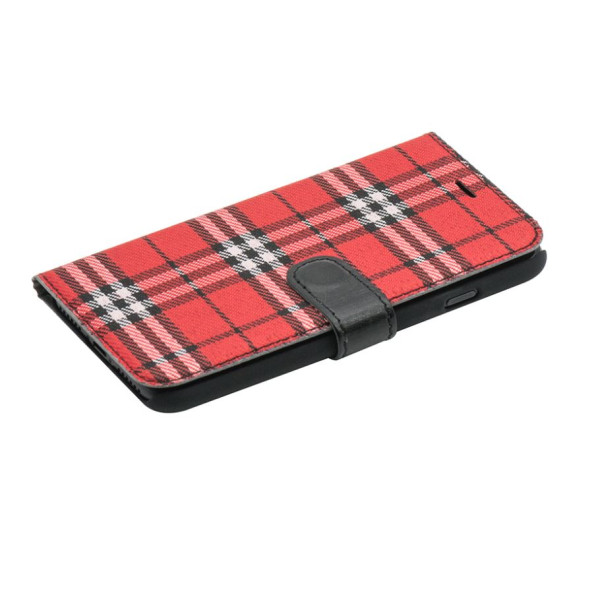 Tellur Book case Bimaterial for iPhone 7 black/red Mobiili ümbrised