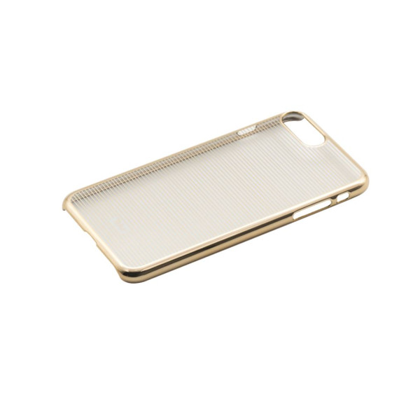 Tellur Cover Hard Case for iPhone 7 Plus Horizontal Stripes gold Mobiili ümbrised