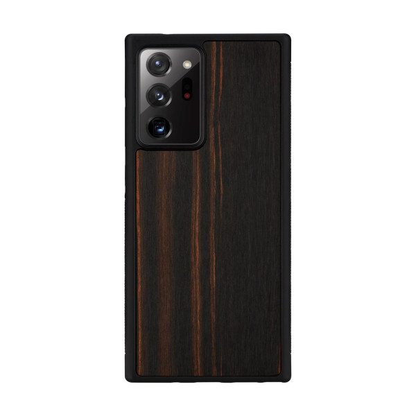 MAN&WOOD case for Galaxy Note 20 Ultra ebony black Mobiili ümbrised