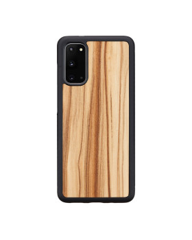 MAN&WOOD case for Galaxy S20 cappuccino black