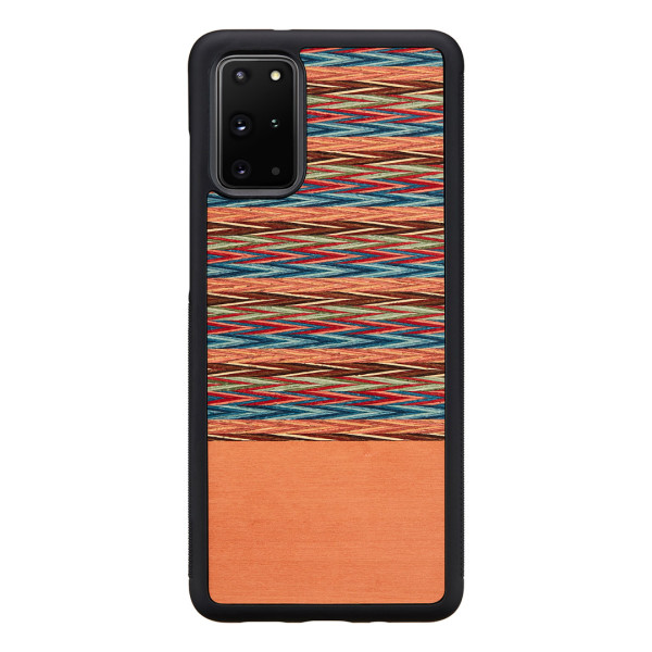 MAN&WOOD case for Galaxy S20+ browny check black Mobiili ümbrised