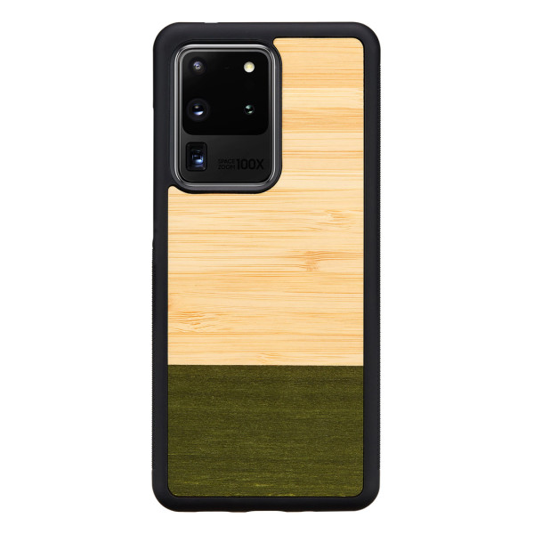 MAN&WOOD case for Galaxy S20 Ultra bamboo forest black Mobiili ümbrised
