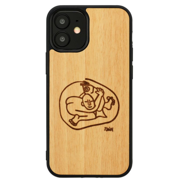 MAN&WOOD case for iPhone 12 mini child with fish Mobiili ümbrised