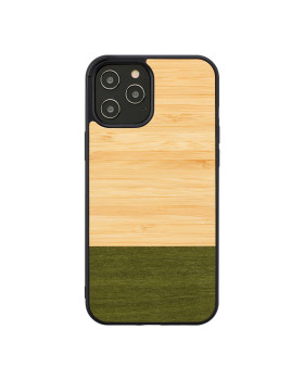 MAN&WOOD case for iPhone 12 Pro Max bamboo forest black